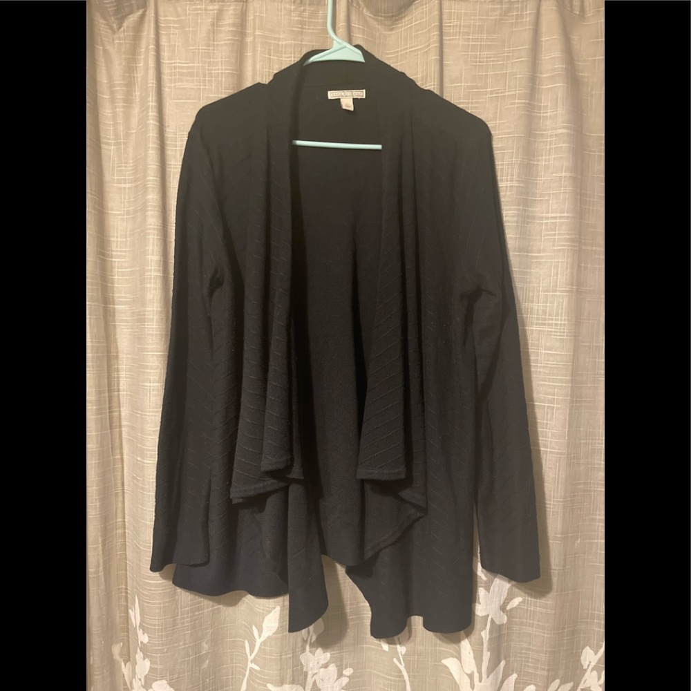 Black Dana Buchman XL Cardigan
